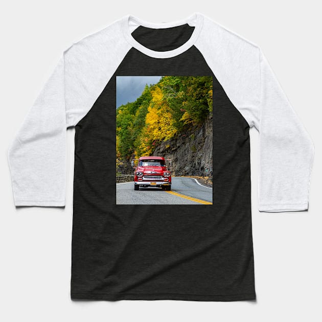 58 Pickup in Autumn Baseball T-Shirt by ShootFirstNYC